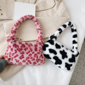 Cow Print Mini Shoulder Bags