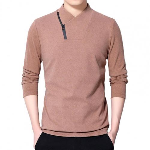 Long Sleeve Mock Neck Zipper