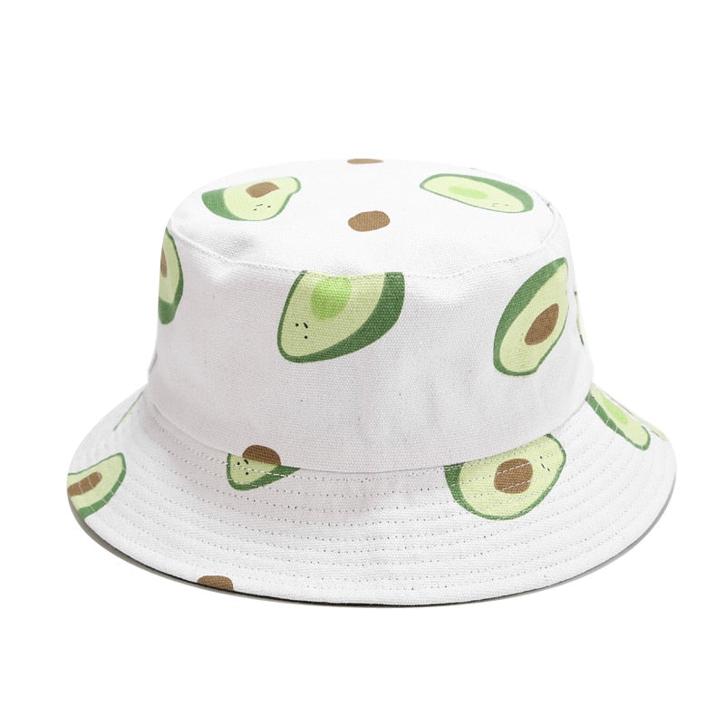 Reversible Avocado Printed Fisherman Hat
