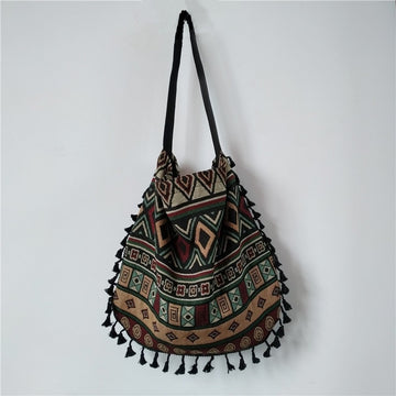 Vintage Bohemian Fringe Shoulder Bag