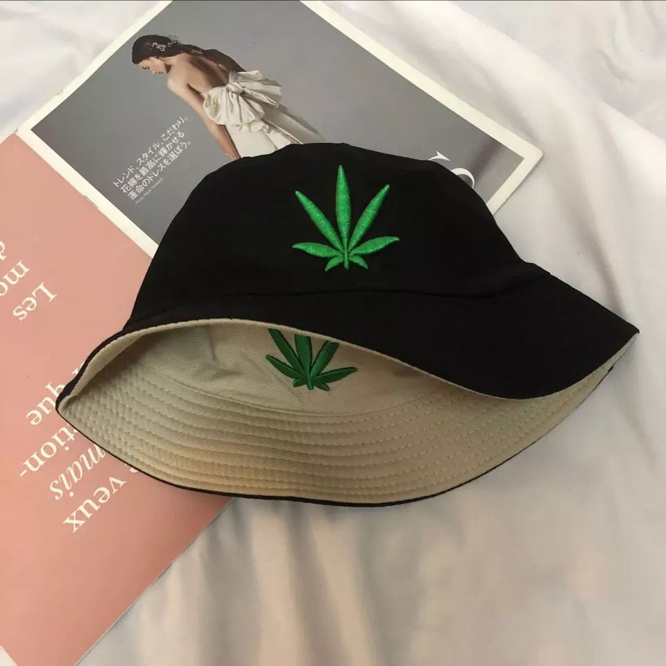 Maple Leaf Double-side Bucket Hat