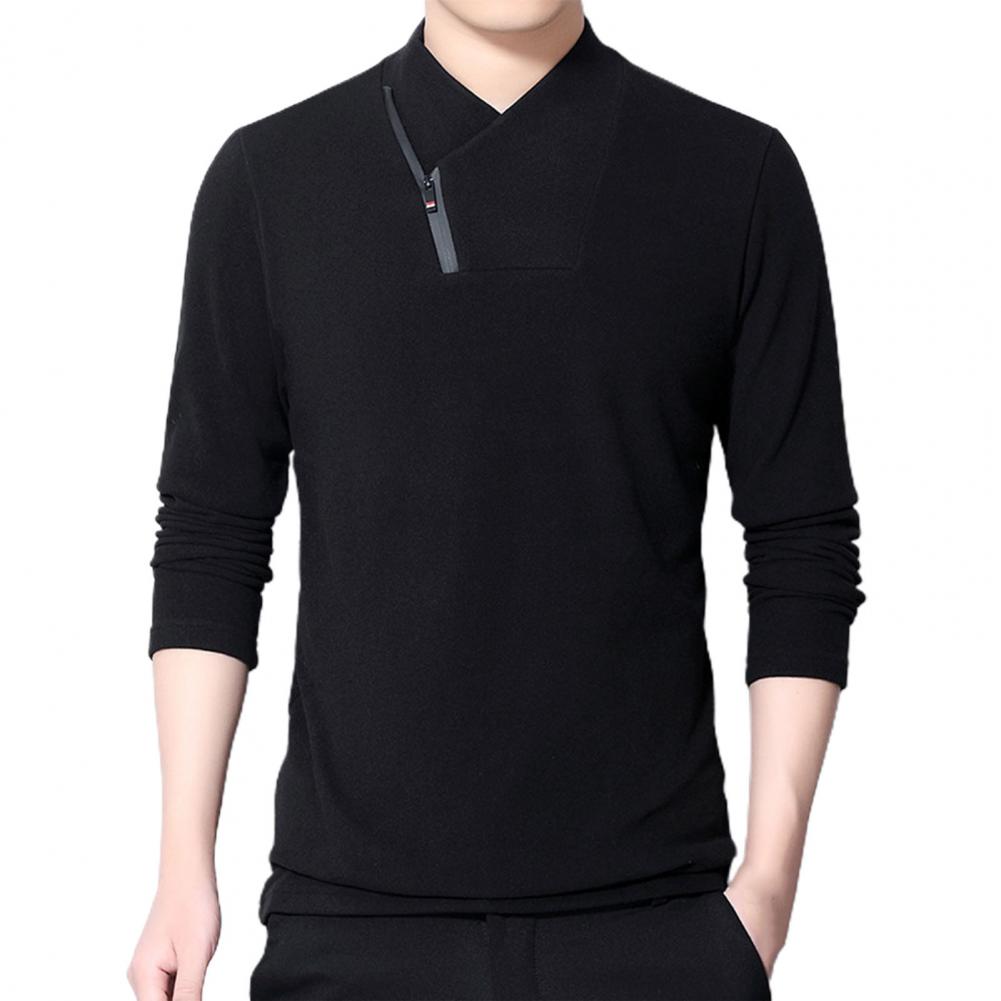 Long Sleeve Mock Neck Zipper