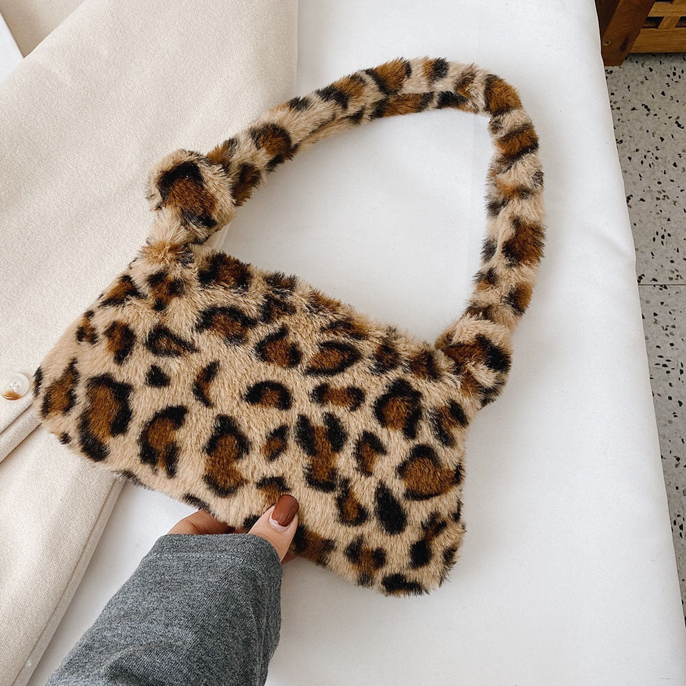 Cow Print Mini Shoulder Bags