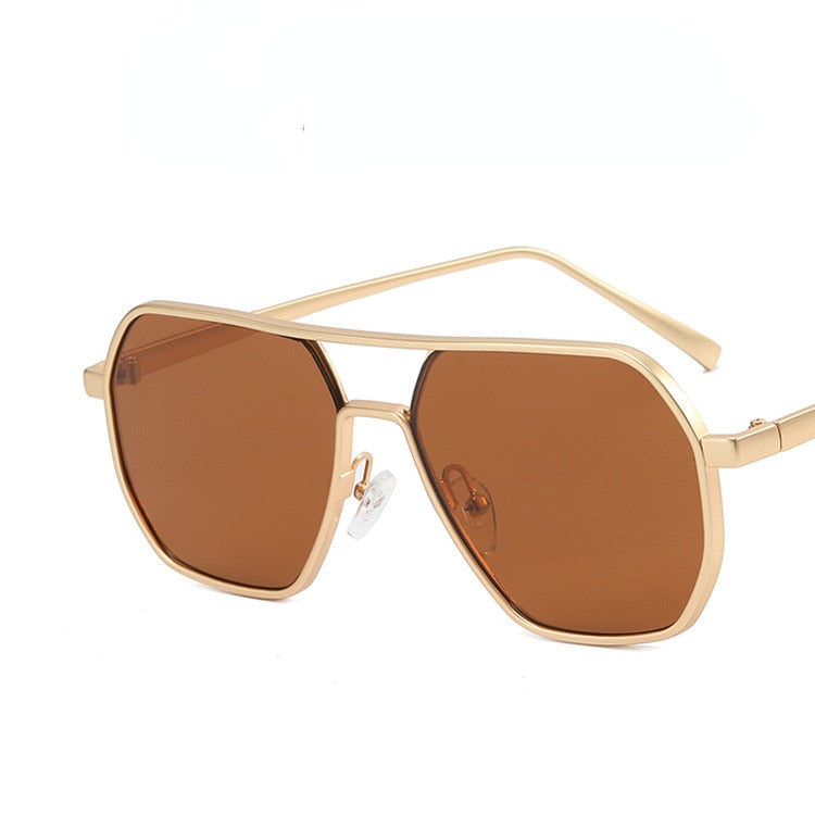 Metal Frame Retro Sunglasses