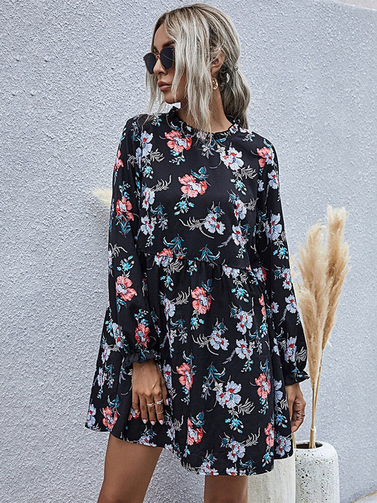 Floral Full Sleeve Dress